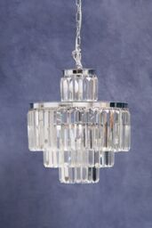 Orsina Kensington Townhouse 11 Bulbs Pendant Light in Silver - thumbnail 3