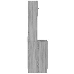 Berkfield Home Kitchen Cabinet Grey Sonoma 60x50x180 cm Engineered Wood - Size: 60 x 50 x 180 cm - thumbnail 5