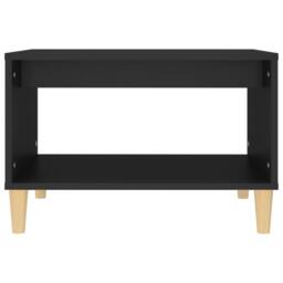 Berkfield Home Coffee Table Black 60x50x40 cm Engineered Wood - Size: 60 x 50 x 40 cm - thumbnail 5