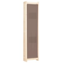 Berkfield Home 6-Panel Room Divider Brown 240x170x4 cm Fabric - Size: 240 x 170 x 4 cm - thumbnail 4