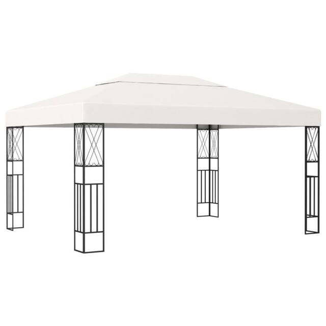 Berkfield Home Gazebo 3x4 m Cream Fabric in Beige - image 1