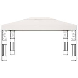 Berkfield Home Gazebo 3x4 m Cream Fabric in Beige - thumbnail 2