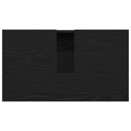 Berkfield Home Sink Cabinet Black Oak 58x33x60 cm Engineered Wood - Size: 58 x 33 x 60 cm - thumbnail 9
