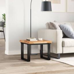 Berkfield Home Table Top Square 50x50x4 cm Solid Wood Acacia in Brown - Size: 50 x 50 x 4 cm - thumbnail 3