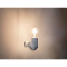 Netlighting Sera Globe Wall Lamp White 1 Light E27 - thumbnail 2