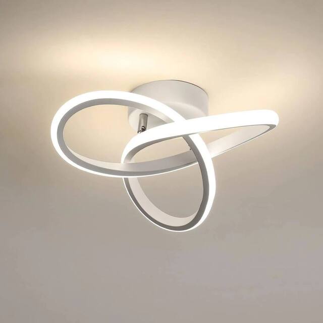 Pheashine Bright Clover LED Ceiling Light 22W 24x11cm Neutral Light 4500K in White - Size: 24x11 cm - image 1