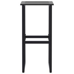 Berkfield Home 9 Piece Garden Bar Set Black Powder-coated Steel - thumbnail 6