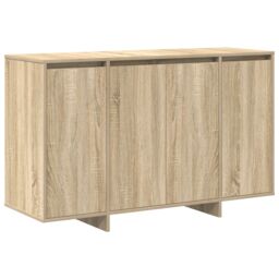 Berkfield Home Sonoma Oak Sideboard Sonoma oak Engineered wood 120 x 41 x 75 cm in Beige - thumbnail 2