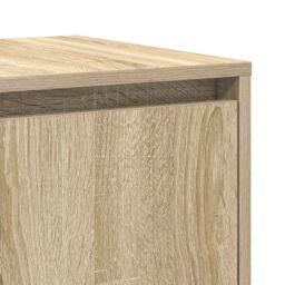 Berkfield Home Sonoma Oak Sideboard Sonoma oak Engineered wood 120 x 41 x 75 cm in Beige - thumbnail 9