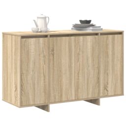 Berkfield Home Sonoma Oak Sideboard Sonoma oak Engineered wood 120 x 41 x 75 cm in Beige - thumbnail 3