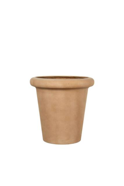 KDMD Hortus Classic Sardinia Tall Roll top Pot - Small 32 x 32 cm in Natural - image 1