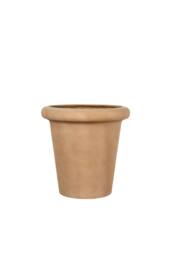 KDMD Hortus Classic Sardinia Tall Roll top Pot - Small 32 x 32 cm in Natural
