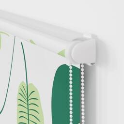 Berkfield Home Shower Roller Blind with Cassette 130x240 cm Fabric Width 126 cm in Green - thumbnail 8