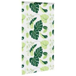 Berkfield Home Shower Roller Blind with Cassette 130x240 cm Fabric Width 126 cm in Green