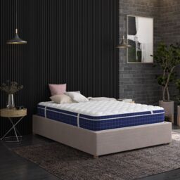 Aspire Invigorate Pocket Memory Foam Hybrid Mattress in White - Size: Double