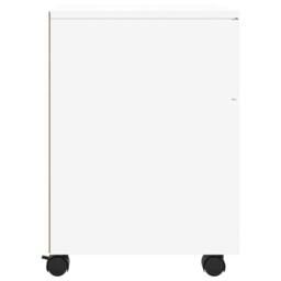 Berkfield Home Mobile File Cabinet with Wheels White 45x38x54 cm Engineered Wood - Size: 45 x 38 x 54 cm - thumbnail 5