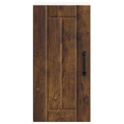 Berkfield Home Kitchen Wall Cabinet Lucca Smoked Oak Engineered Wood in Brown - thumbnail 4