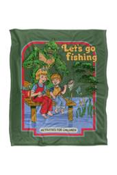 Steven Rhodes Let'S Go Fishing Silky Touch Super Soft Throw Blanket - Size: Large - thumbnail 1