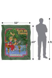 Steven Rhodes Let'S Go Fishing Silky Touch Super Soft Throw Blanket - Size: Large - thumbnail 3