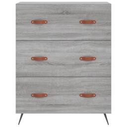 Berkfield Home Highboard Grey Sonoma 69.5x34x180 cm Engineered Wood - thumbnail 8