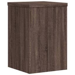 Berkfield Home Plant Stands 2 pcs Brown Oak 20x20x30 cm Engineered Wood - Size: 20 x 20 x 30 cm - thumbnail 7