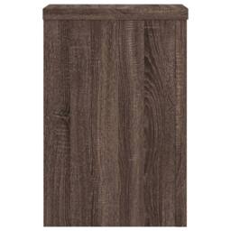 Berkfield Home Plant Stands 2 pcs Brown Oak 20x20x30 cm Engineered Wood - Size: 20 x 20 x 30 cm - thumbnail 5