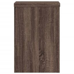Berkfield Home Plant Stands 2 pcs Brown Oak 20x20x30 cm Engineered Wood - Size: 20 x 20 x 30 cm - thumbnail 6