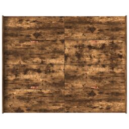 Berkfield Home Storage Bed Frame with Drawer with Headboard with Storage Smoked oak 140 x 200 cm in Brown - thumbnail 8