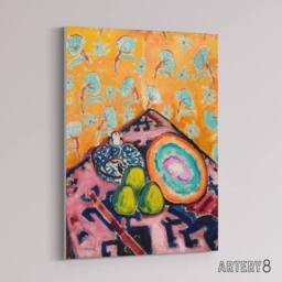 "Artery8 Alfred Henry Maurer Colourful Still Life Painting Canvas Art Print - Size: W12"" x H16""" - thumbnail 2