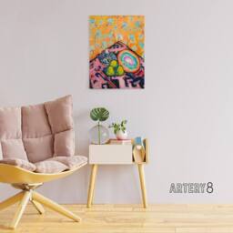 "Artery8 Alfred Henry Maurer Colourful Still Life Painting Canvas Art Print - Size: W12"" x H16""" - thumbnail 3