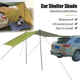 EONLION Car Awning Shelter Portable Canopy Side - 300*150cm in Green - Size: 120 - thumbnail 4