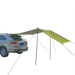 EONLION Car Awning Shelter Portable Canopy Side - 300*150cm in Green - Size: 120 - thumbnail 6