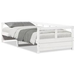 Berkfield Home Daybed without Mattress White 90x200 cm Solid Wood Pine