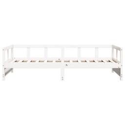 Berkfield Home Daybed without Mattress White 90x200 cm Solid Wood Pine - thumbnail 5