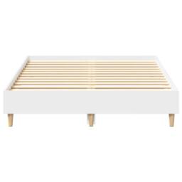 Berkfield Home Durable Bed Frame No Mattress White 135x190 cm Double Engineered Wood - thumbnail 5