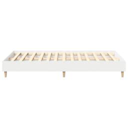 Berkfield Home Durable Bed Frame No Mattress White 135x190 cm Double Engineered Wood - thumbnail 6