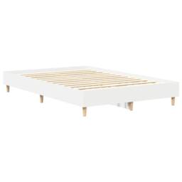 Berkfield Home Durable Bed Frame No Mattress White 135x190 cm Double Engineered Wood - thumbnail 7