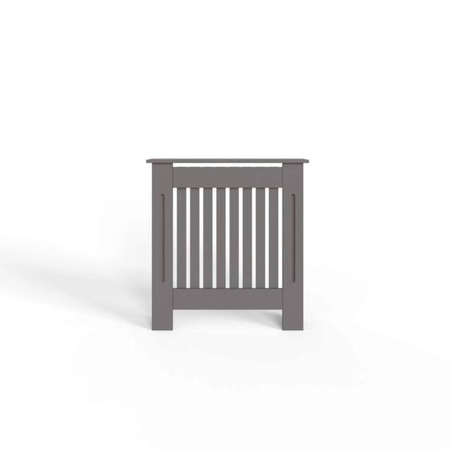 Havendro Small Vertical Slat MDF Grey Radiator Cover - image 1