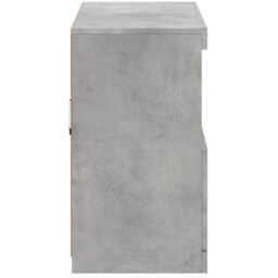 Berkfield Home Sideboard with LED Lights Concrete Grey 81x37x67 cm - Size: 81 x 37 x 67 cm - thumbnail 8