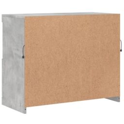 Berkfield Home Sideboard with LED Lights Concrete Grey 81x37x67 cm - Size: 81 x 37 x 67 cm - thumbnail 9