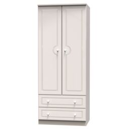 Ready Assembled 2 U Stratford 2 Door 2 Drawer Wardrobe (Ready Assembled) in Taupe - thumbnail 3