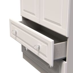Ready Assembled 2 U Stratford 2 Door 2 Drawer Wardrobe (Ready Assembled) in Taupe - thumbnail 6