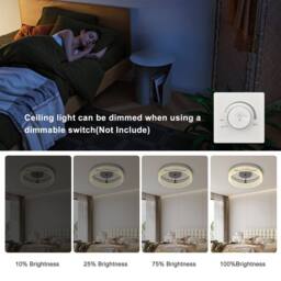NIVOR 20W LED Flush Mount Ceiling Light Chrome Clear Acrylic Round 3000K in Silver - thumbnail 3