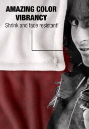 Bon Scott Snake Logo Silky Touch Super Soft Throw Blanket 152 X 127 cm in White - thumbnail 4