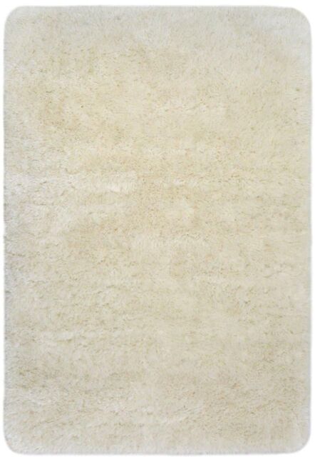 THE RUGS Soft Washable Collection Plain Design Shaggy Rug in Ivory - SA-01 - Size: 100 cm x 150 cm - image 1