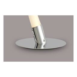 Netlighting Armonia Table Lamp 10W LED 3000K 750lm Chrome Frosted Acrylic in White - thumbnail 4