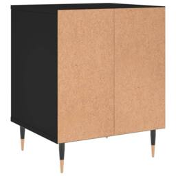 Berkfield Home Modern Bedside Cabinet Black 40x35x50 cm Engineered Wood - Size: 40 x 35 x 50 cm - thumbnail 6