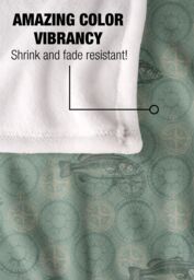 JQ Licensing Jl-Jp-Jq Bass Fishing Compass Pattern Silky Touch Super Soft Throw Blanket 152 X 127 cm in White - thumbnail 4