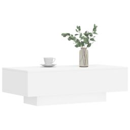 Berkfield Home Coffee Table White 100x49.5x31 cm Engineered Wood - thumbnail 3