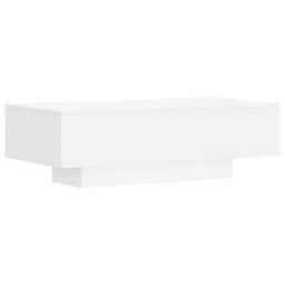 Berkfield Home Coffee Table White 100x49.5x31 cm Engineered Wood - thumbnail 2
